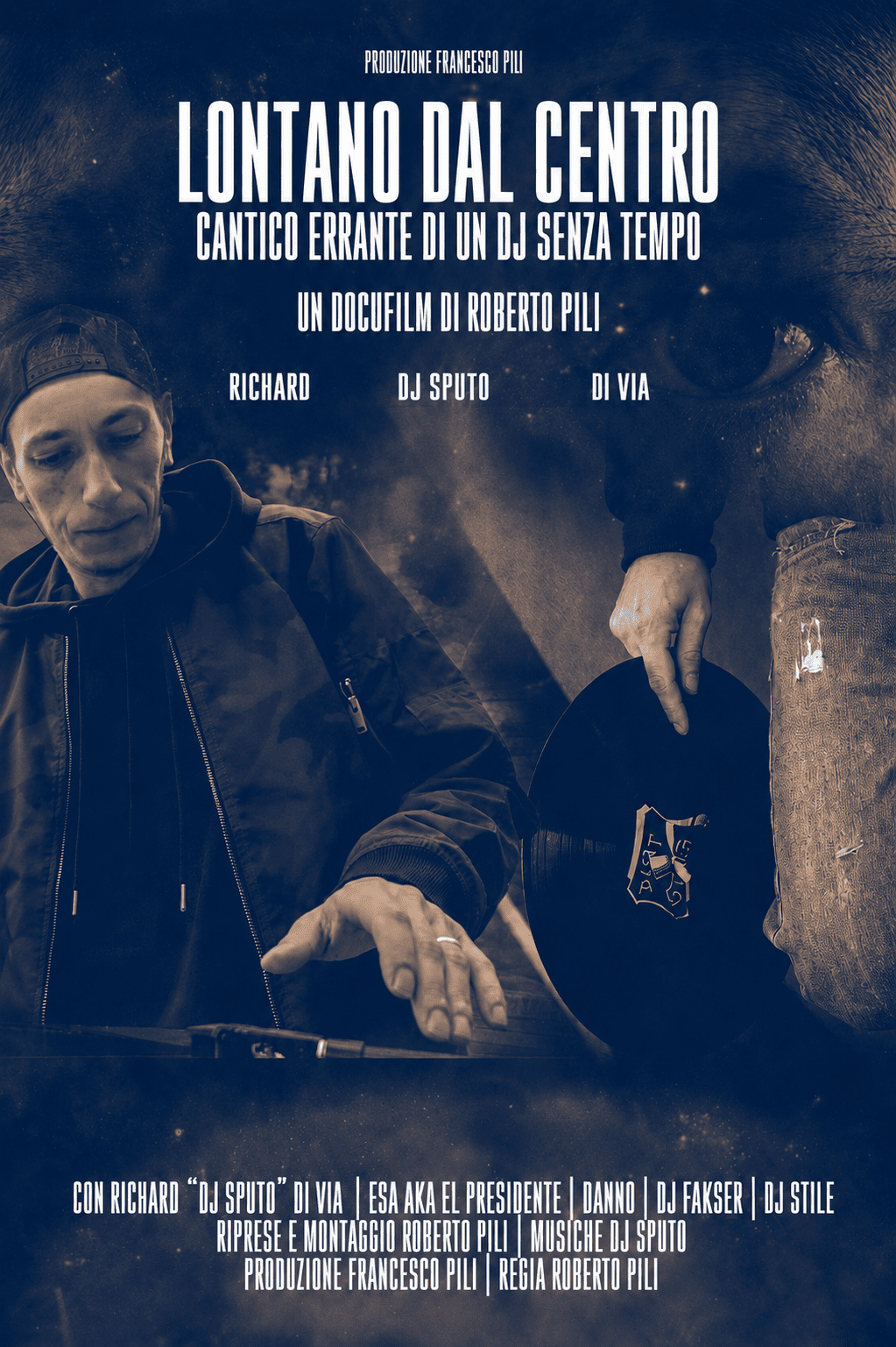 Locandina del film "LONTANO DAL CENTRO" di Roberto Pili